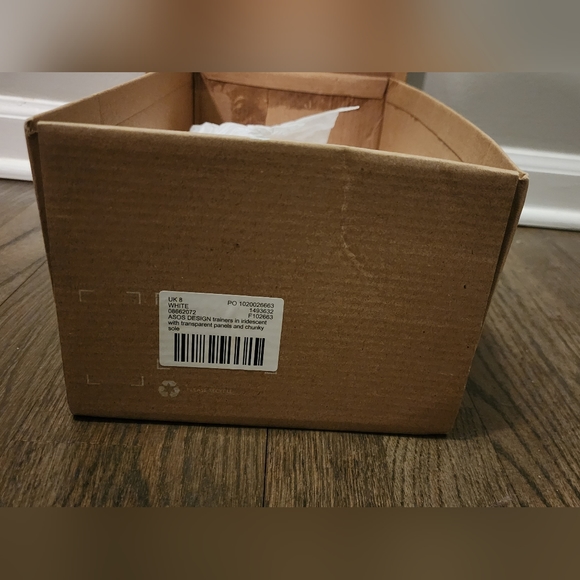 *2-FOR-ONE, 2 Pair of ASOS Trainer- Iridesc w/ Transp/ Clear Panel & Chunky Sole - Picture 7 of 7